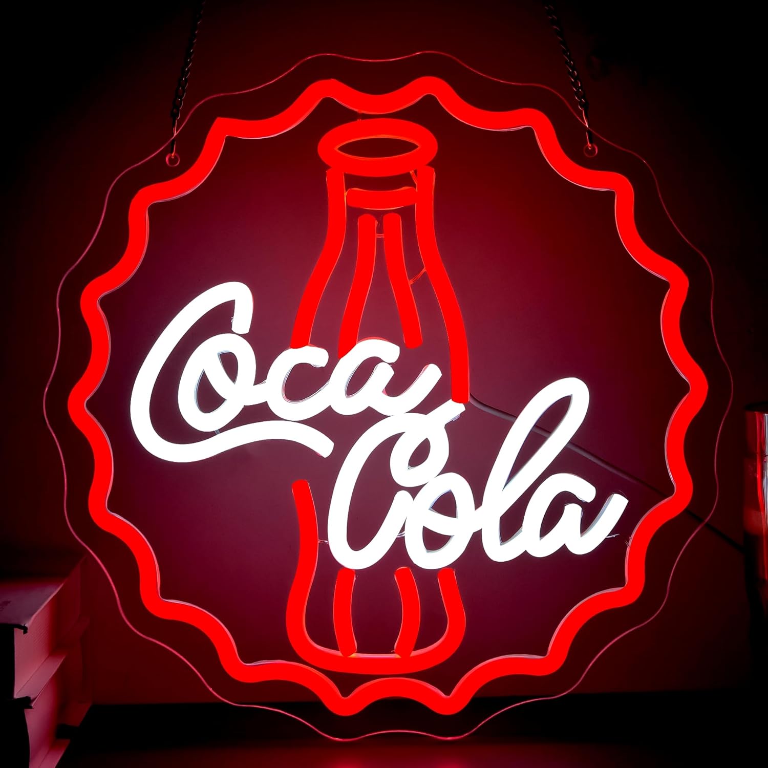 Led Lighting Wall Decor - Cola Neon Sign Art Wall Light