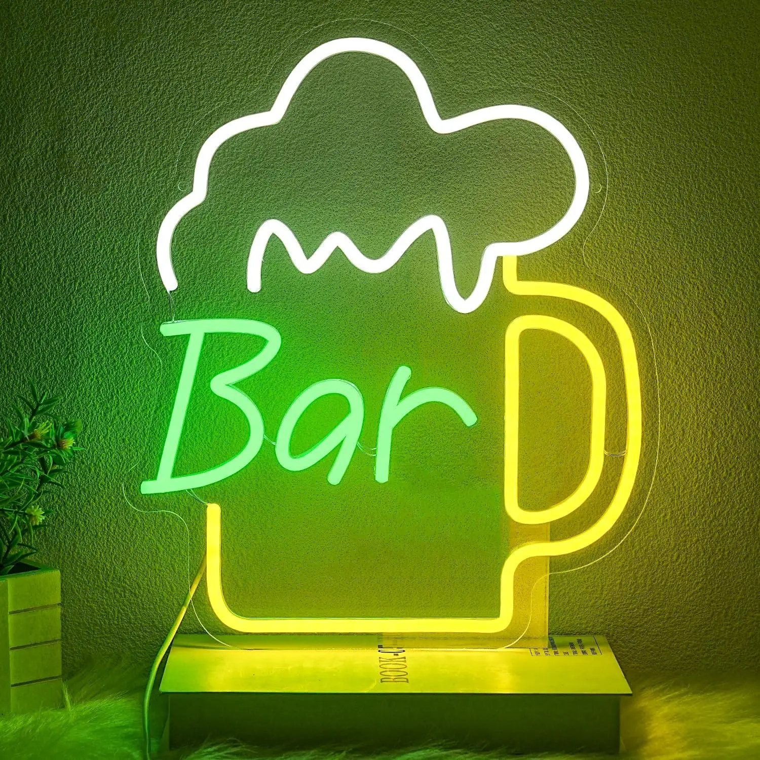 Led Lighting Wall Decor - Beer Bar Neon Sign USB Dimmable