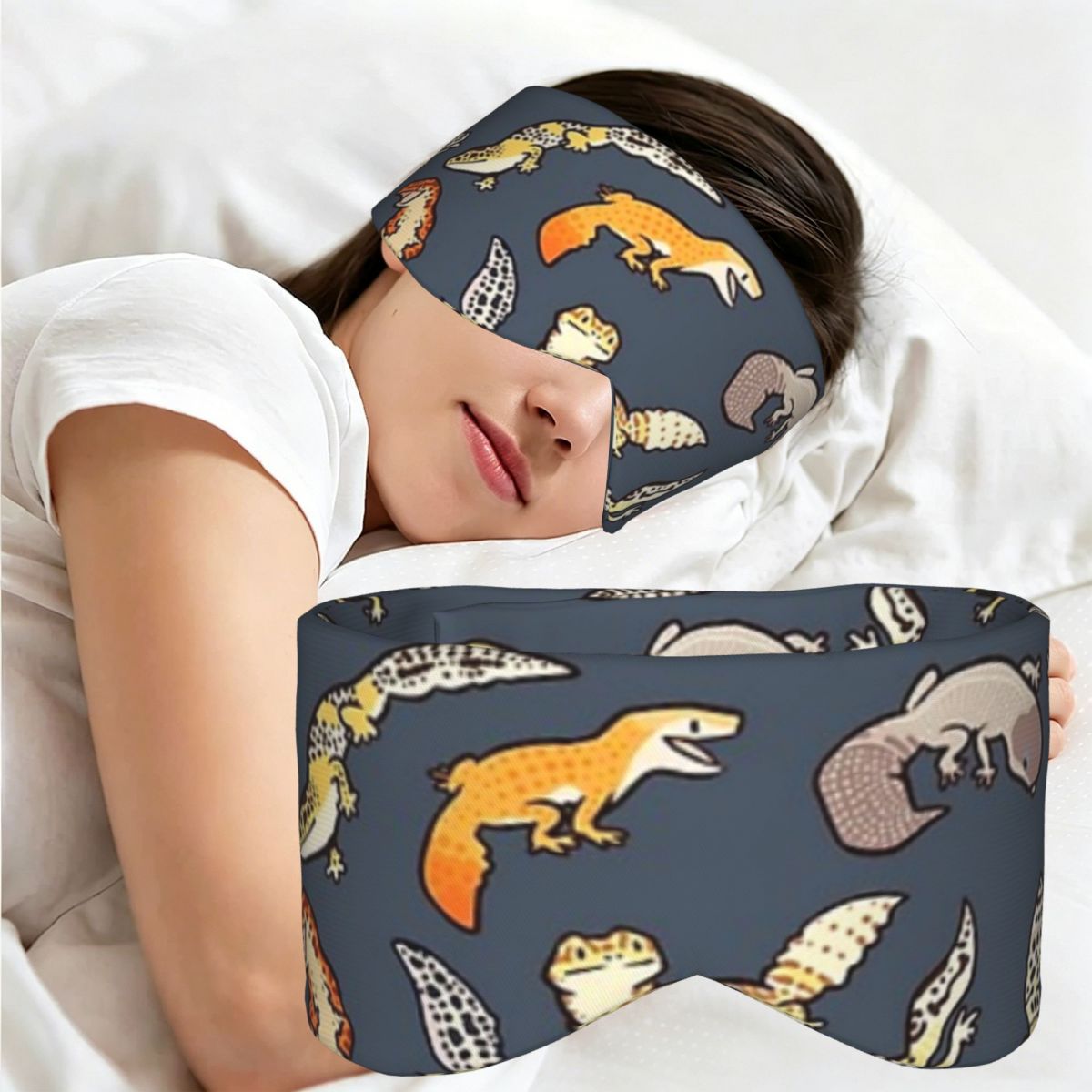Gecko Lighting & Decor - Chub Geckos In Dark Grey sleep