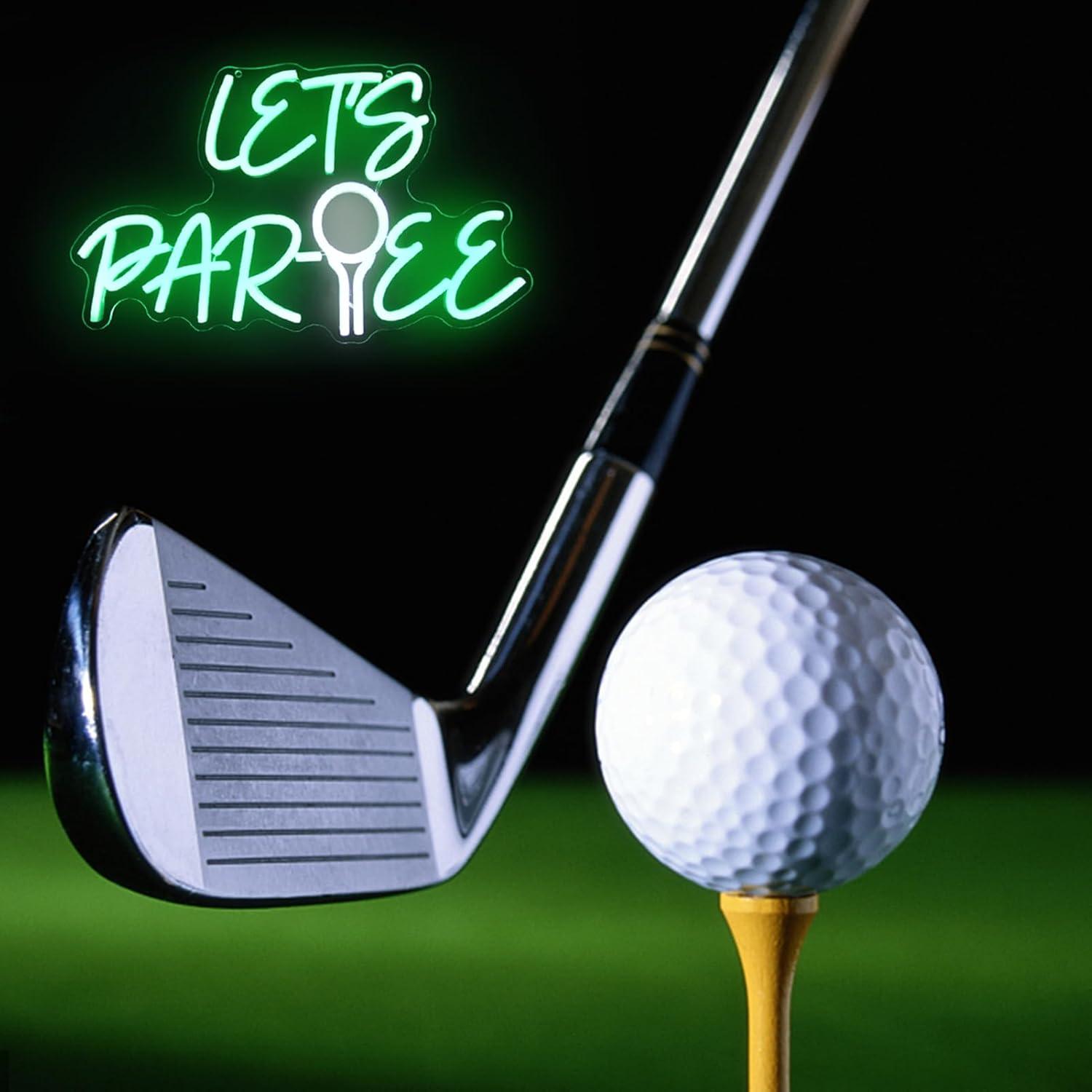 Let's Par Tee Neon Sign Golf B - Led Lighting Wall Decor recension och pris