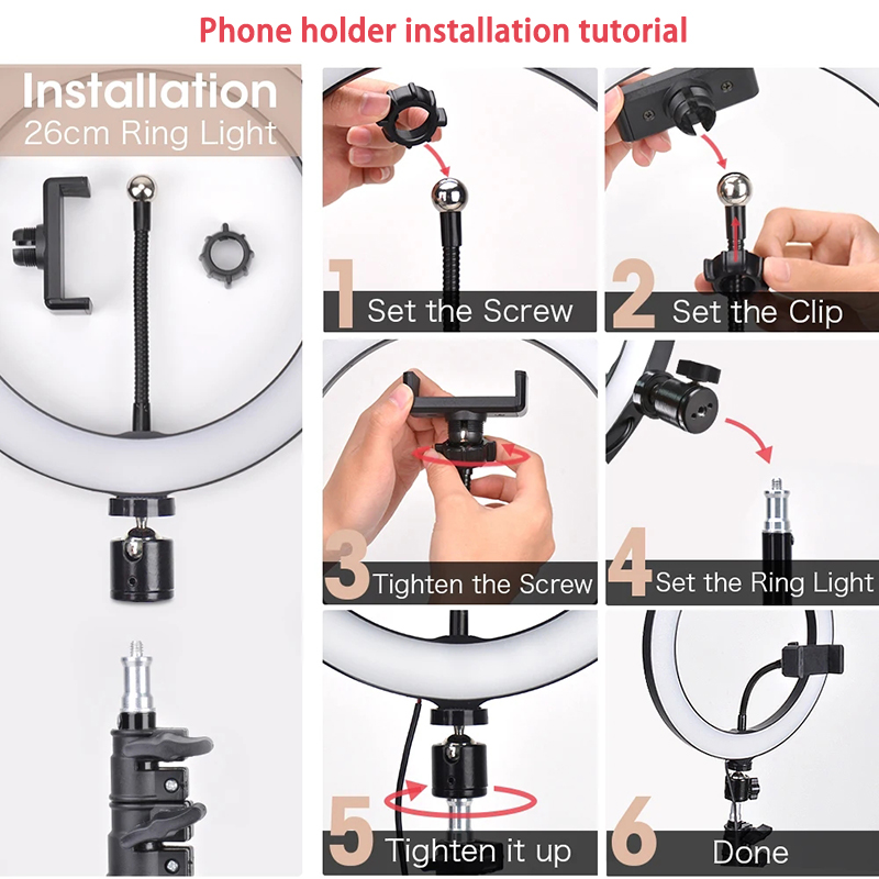 16/26/33cm Selfie Ring Light P - Lighting Gallery recension och pris