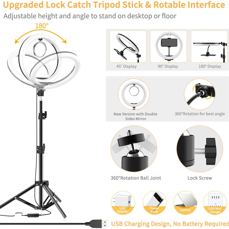 16/26/33cm Selfie Ring Light P - Lighting Gallery recension och pris
