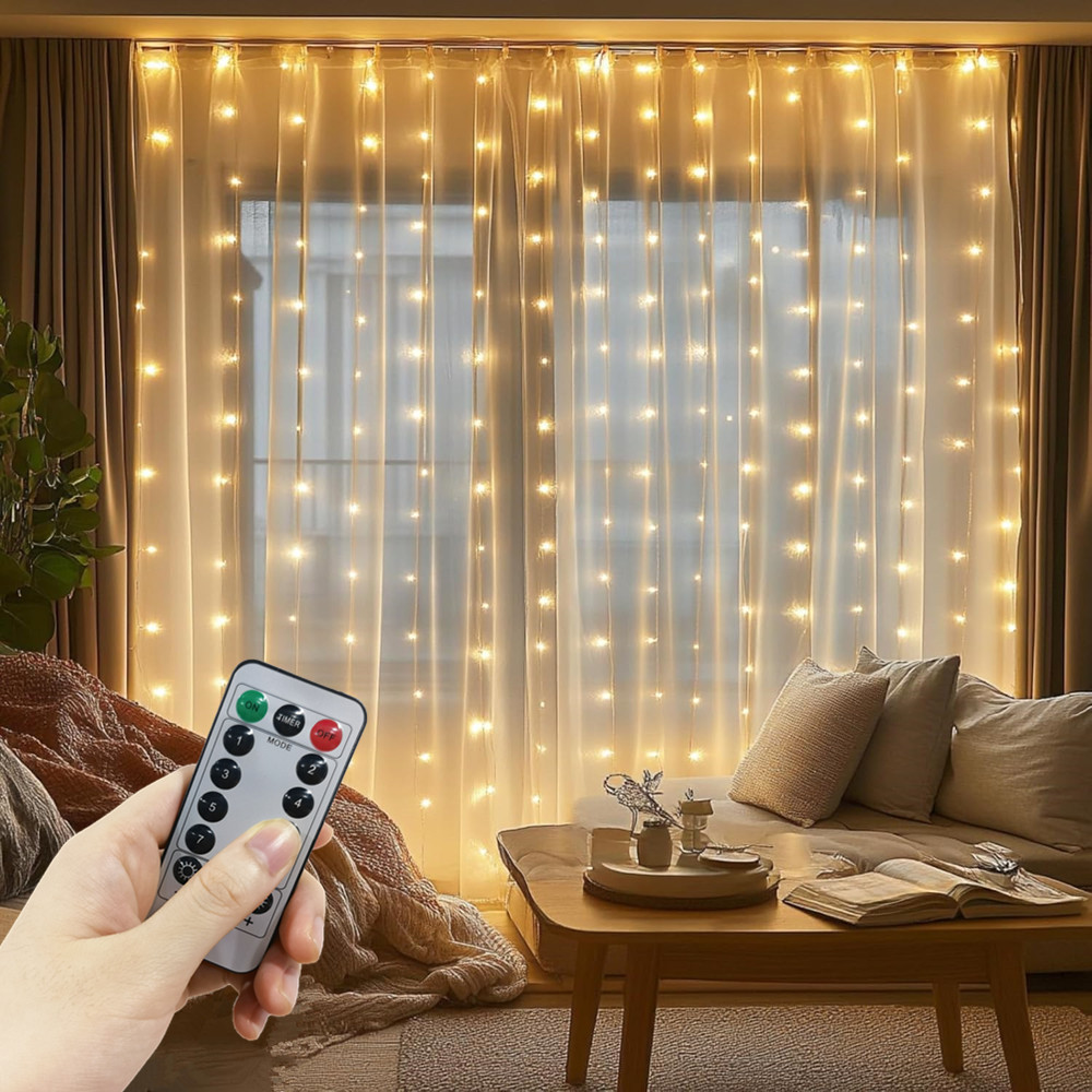 3/4/6m Fairy Lamp with 8 Mode  - Fairy Light Curtain recension och pris