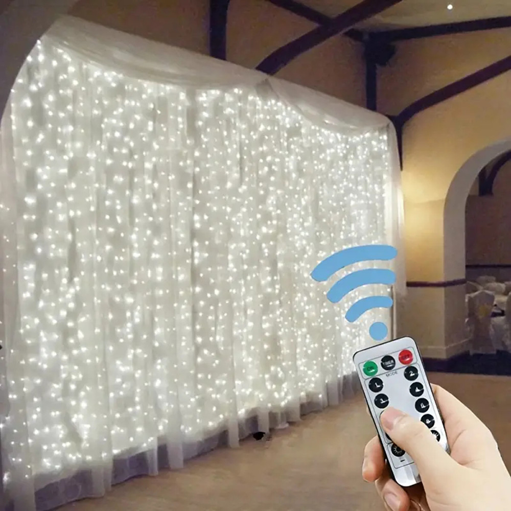 3/4/6m Fairy Lamp with 8 Mode  - Fairy Light Curtain recension och pris