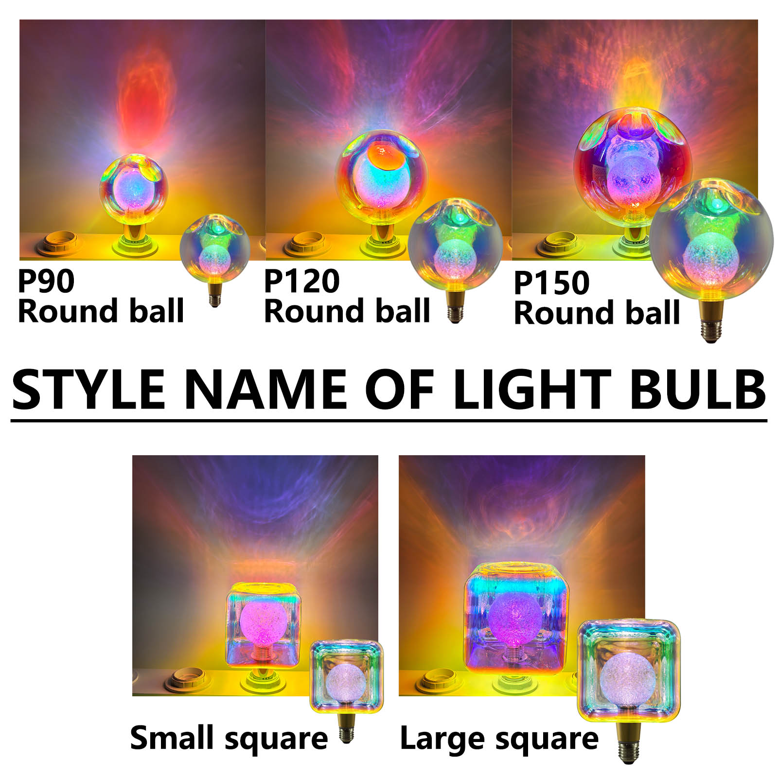 E27 P90 P120 P150 Round Ball L - Lighting Decor Bedroom recension och pris