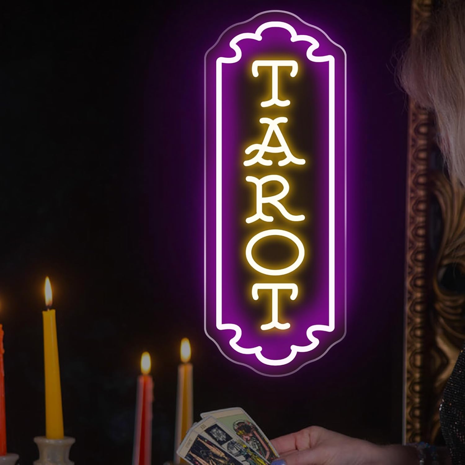 Tarot Neon Sign USB Powered My - Led Lighting Wall Decor recension och pris