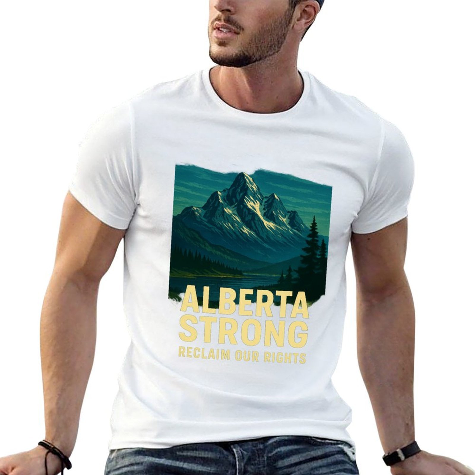 Alberta Strong T-Shirt Casual  - Alberta Lighting & Decor Edmonton Ab recension och pris