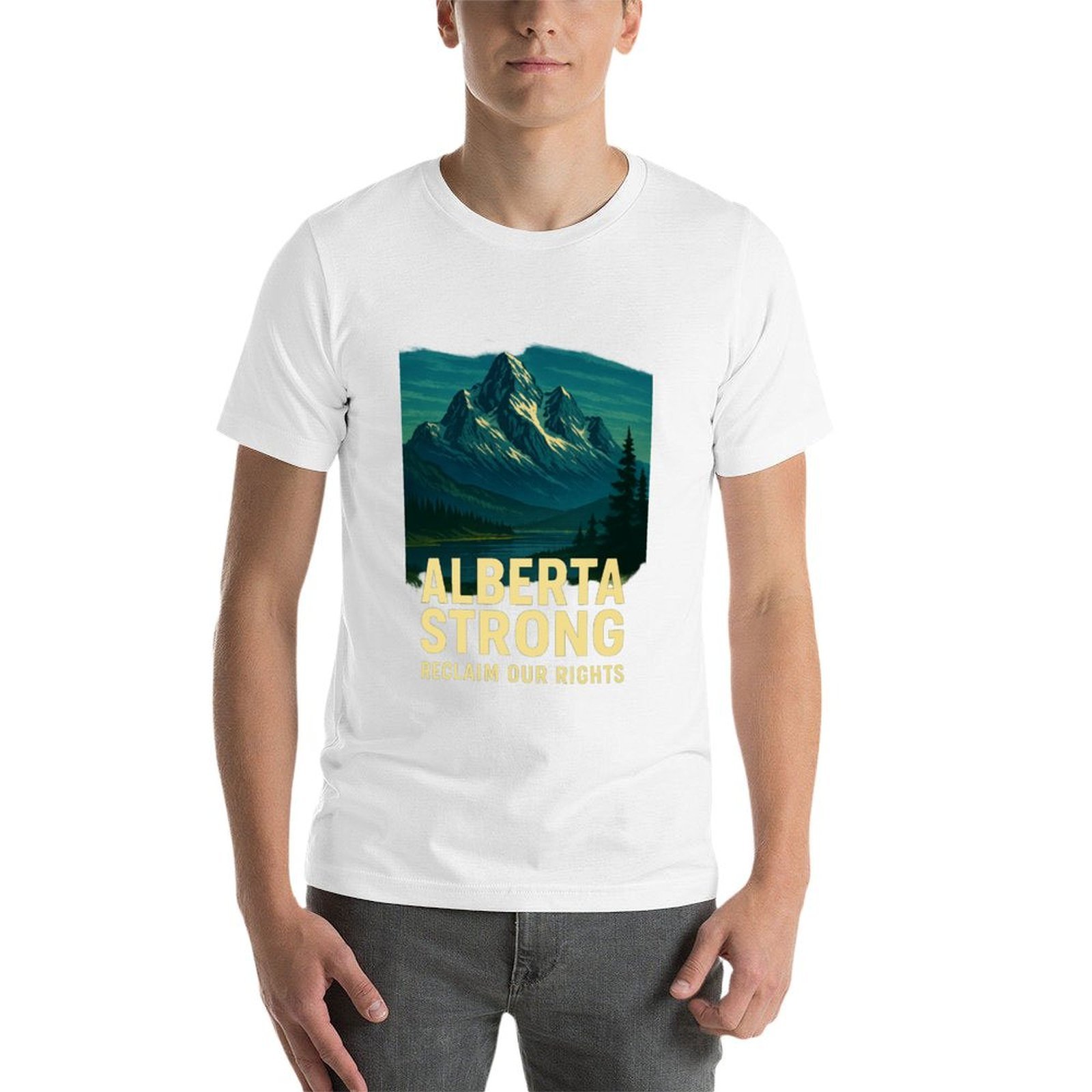 Alberta Strong T-Shirt Casual  - Alberta Lighting & Decor Edmonton Ab recension och pris