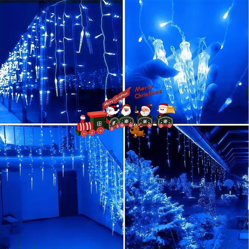 100LEDs Icicle Curtain Lights  - Fairy Light Curtain recension och pris