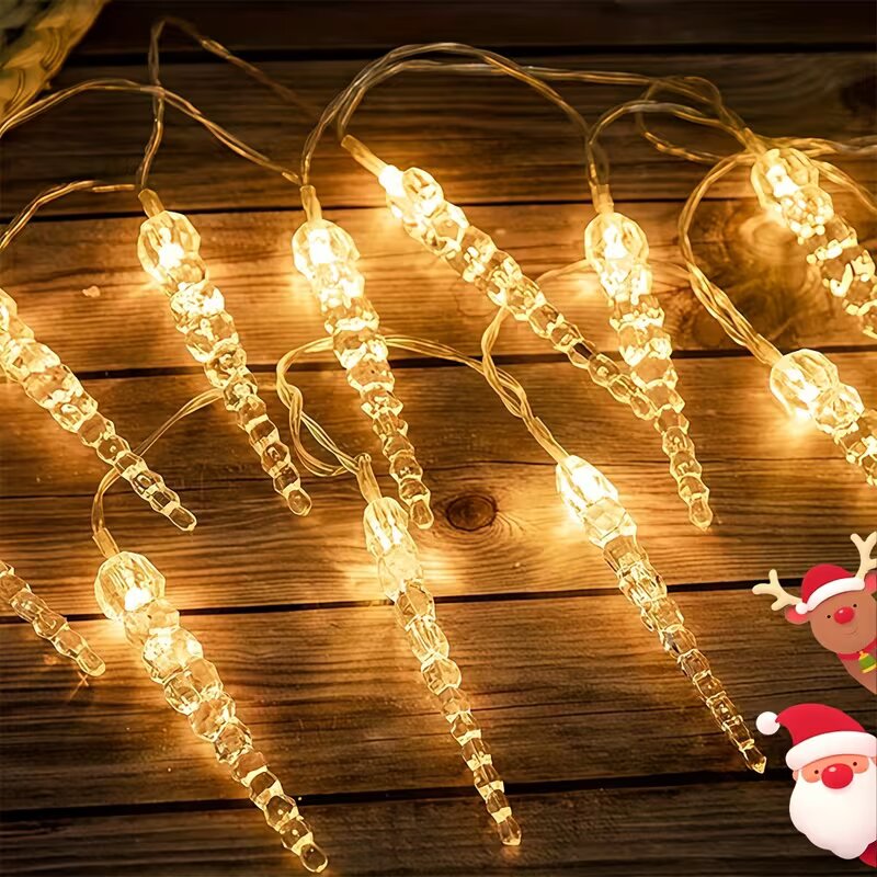 100LEDs Icicle Curtain Lights  - Fairy Light Curtain recension och pris