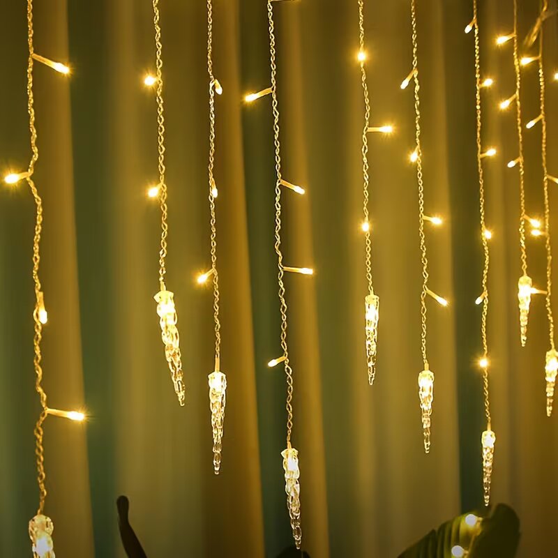 100LEDs Icicle Curtain Lights  - Fairy Light Curtain recension och pris