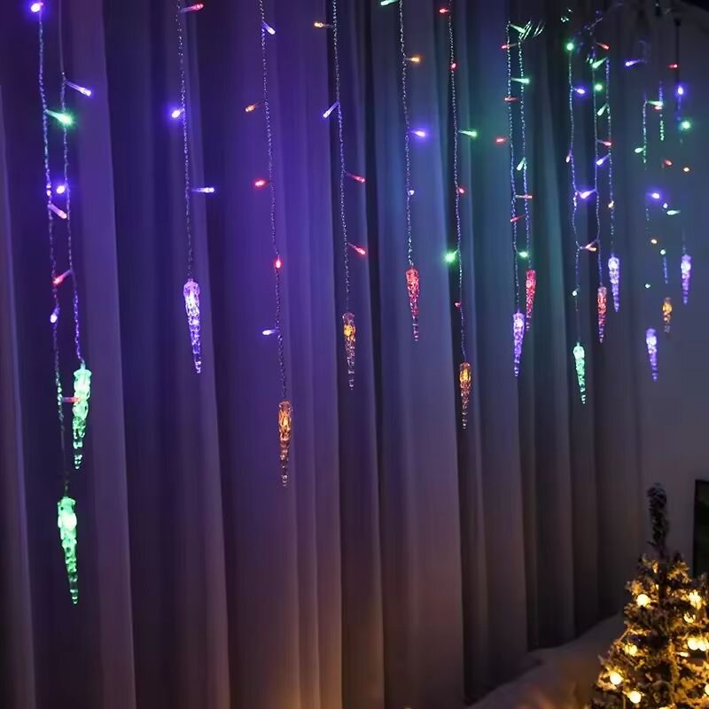 100LEDs Icicle Curtain Lights  - Fairy Light Curtain recension och pris