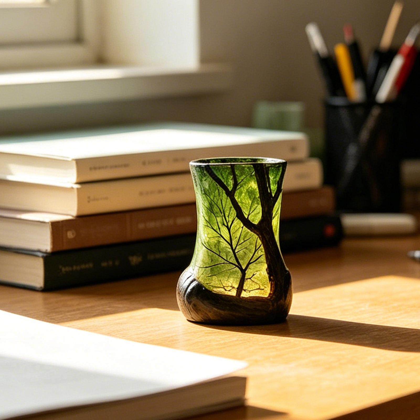 Bedside Table Lamp Forest Nigh - Room Lighting Bedroom Decor recension och pris