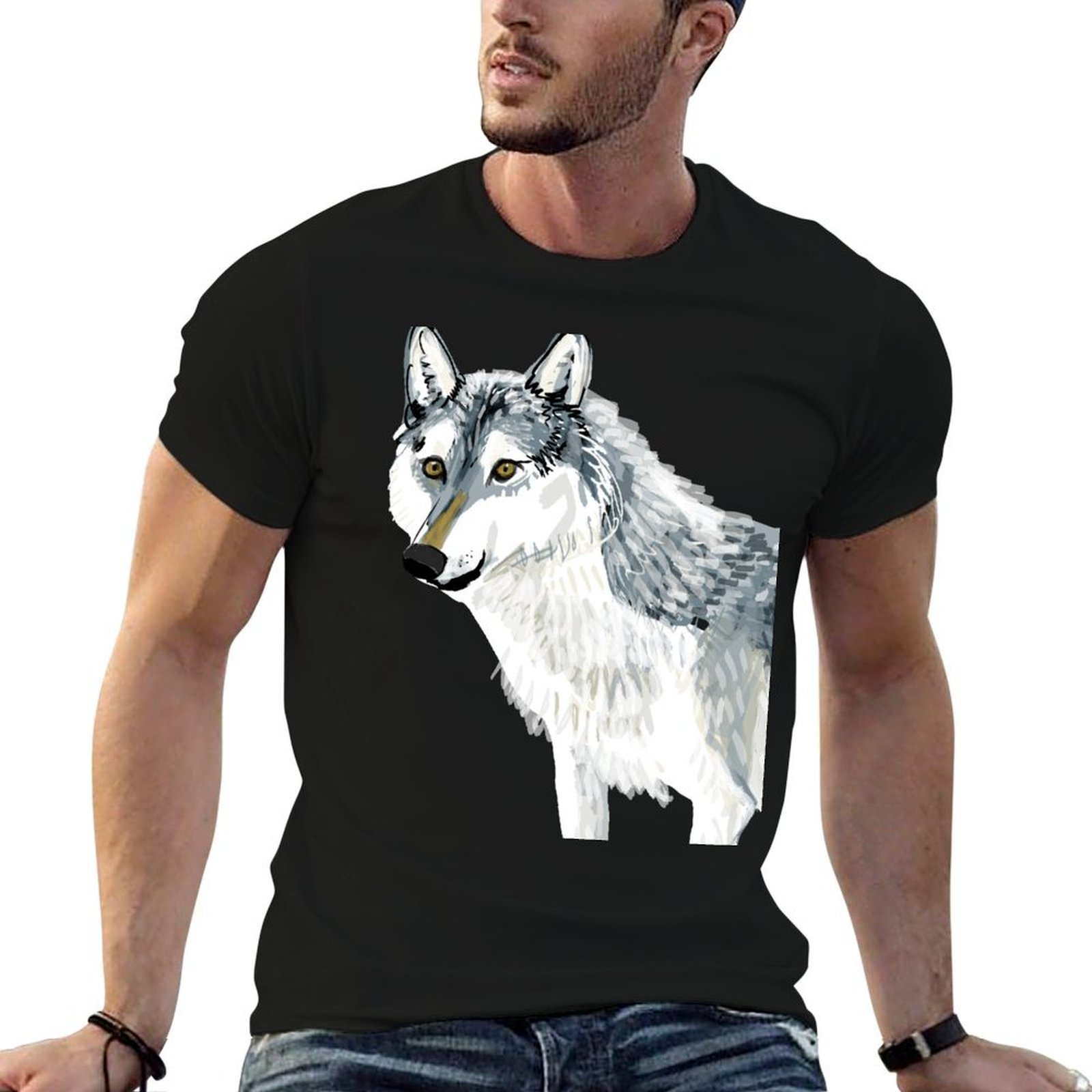Totem Alberta Wolf T-Shirt Cas - Alberta Lighting & Decor Edmonton Ab recension och pris