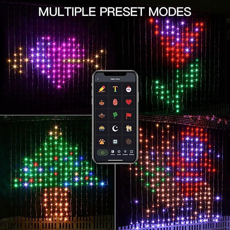 Festive LED Curtain Fairy Ligh - Fairy Light Curtain recension och pris