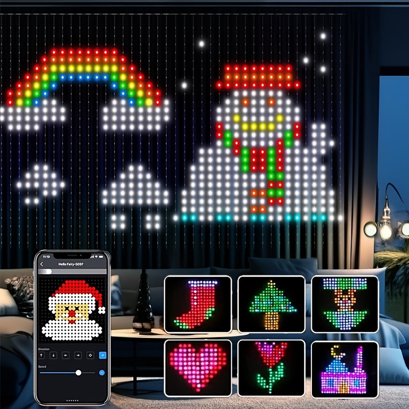 Festive LED Curtain Fairy Ligh - Fairy Light Curtain recension och pris