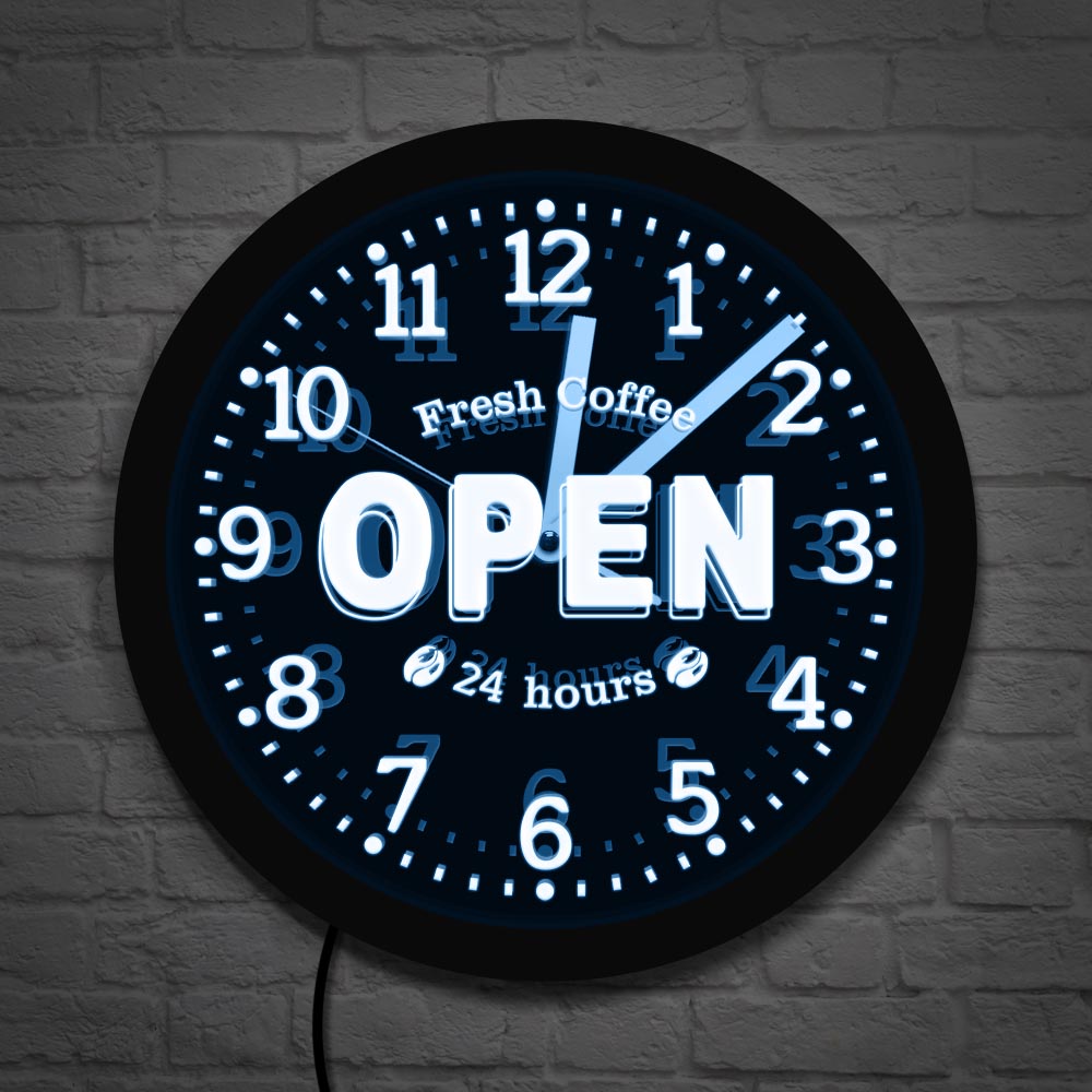 Fresh Coffee Open 24 Hours LED - Decor Lighting Opening Hours recension och pris