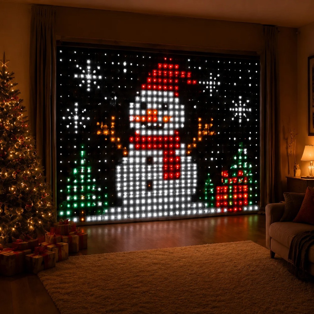 LED Pixel Curtain Lights Bluet - Fairy Light Curtain recension och pris