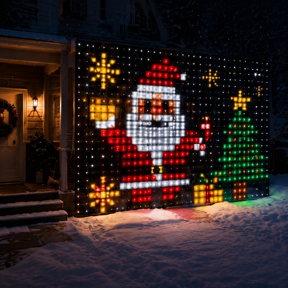 LED Pixel Curtain Lights Bluet - Fairy Light Curtain recension och pris