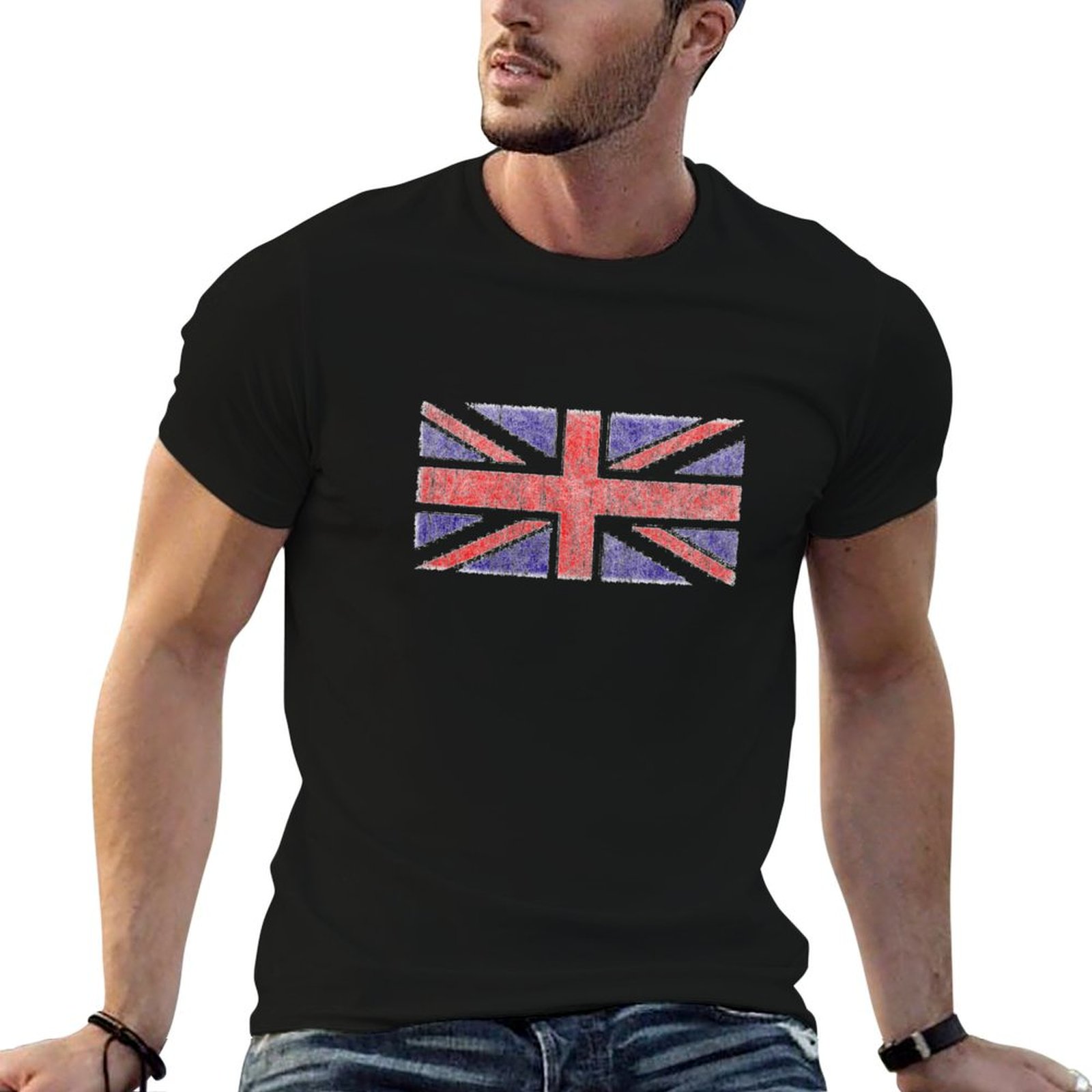 Vintage UK Union Jack Flag T-S - Union Lighting & Decor Montreal Quebec recension och pris