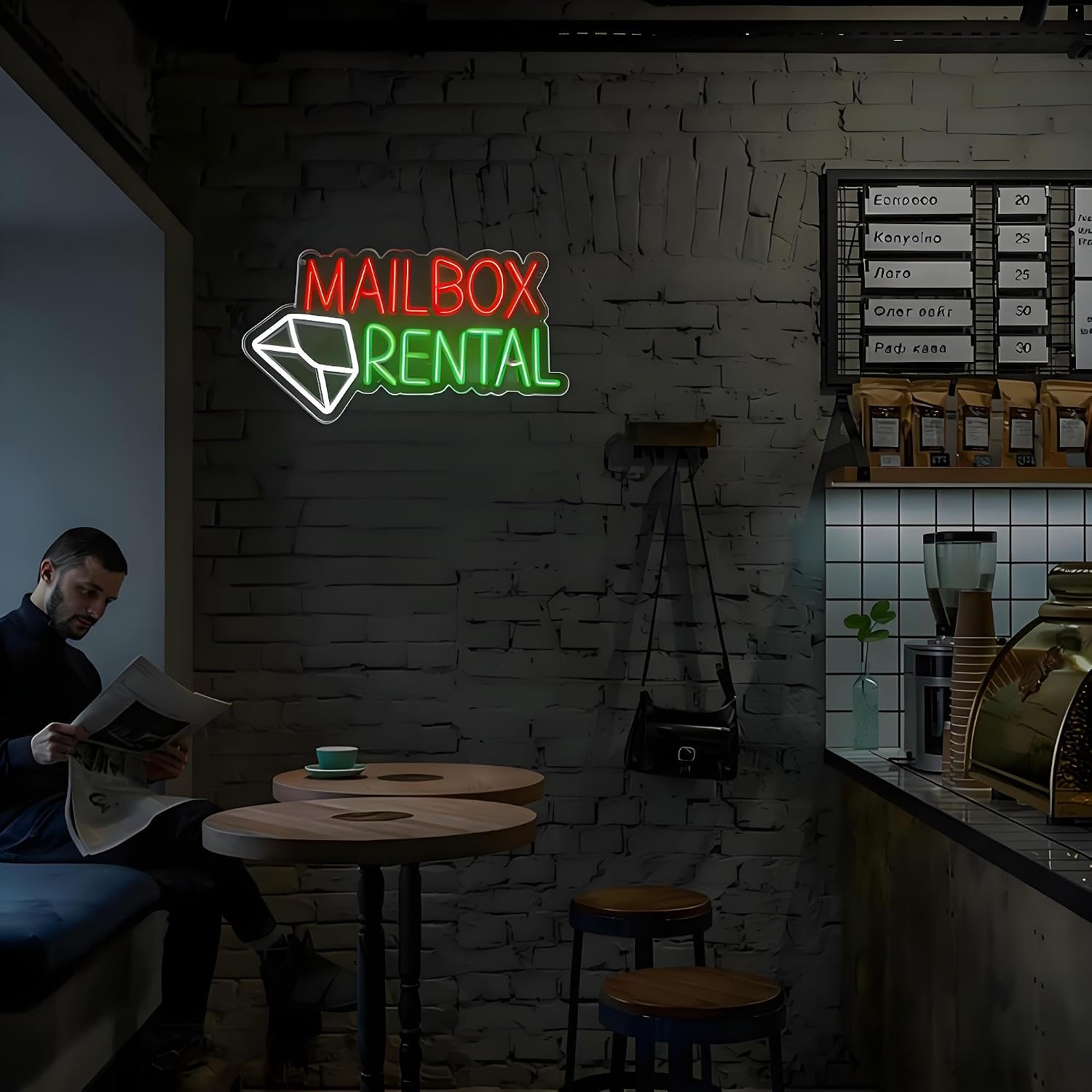 Mailbox Rental LED Neon Sign U - Lighting Decor Rentals recension och pris