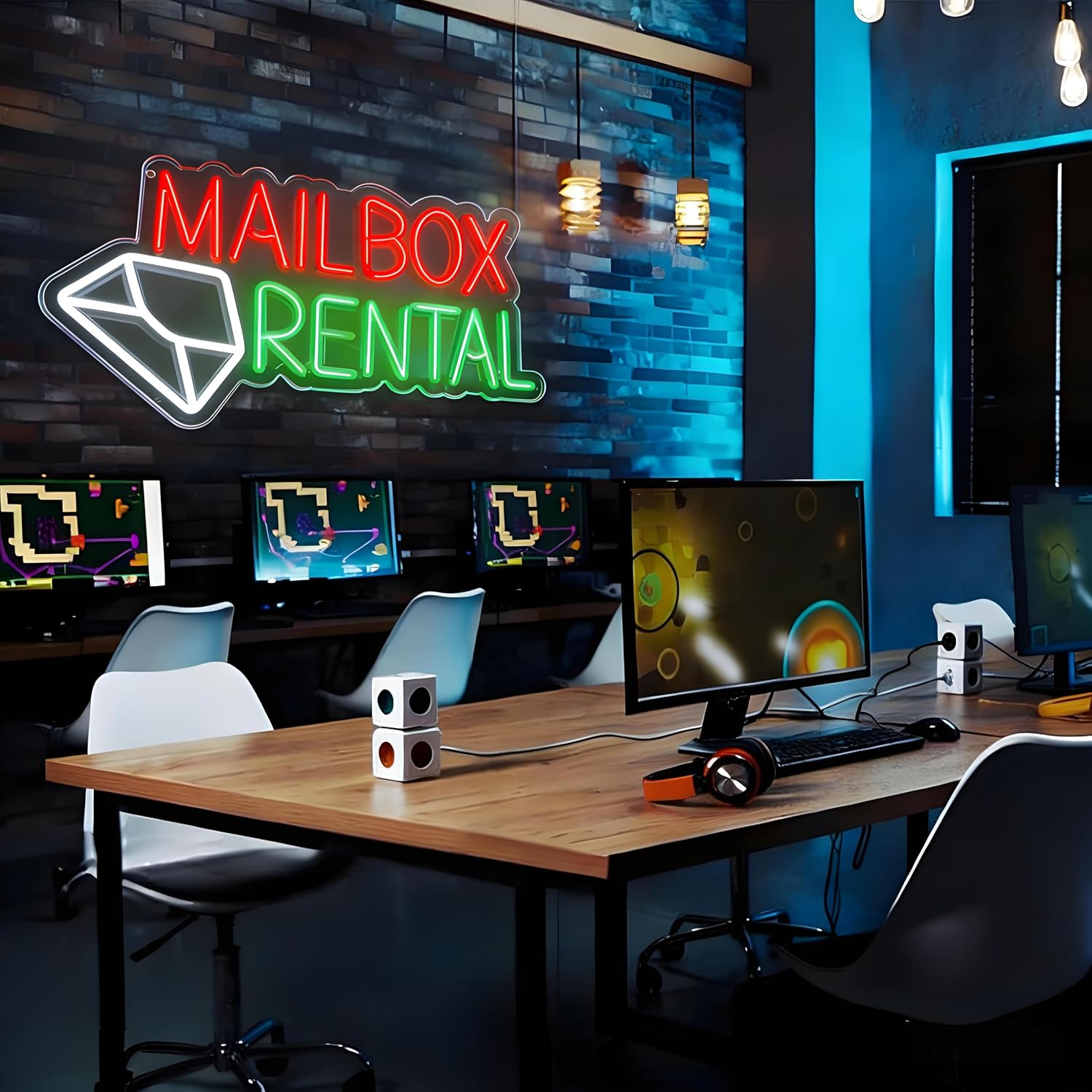 Mailbox Rental LED Neon Sign U - Lighting Decor Rentals recension och pris