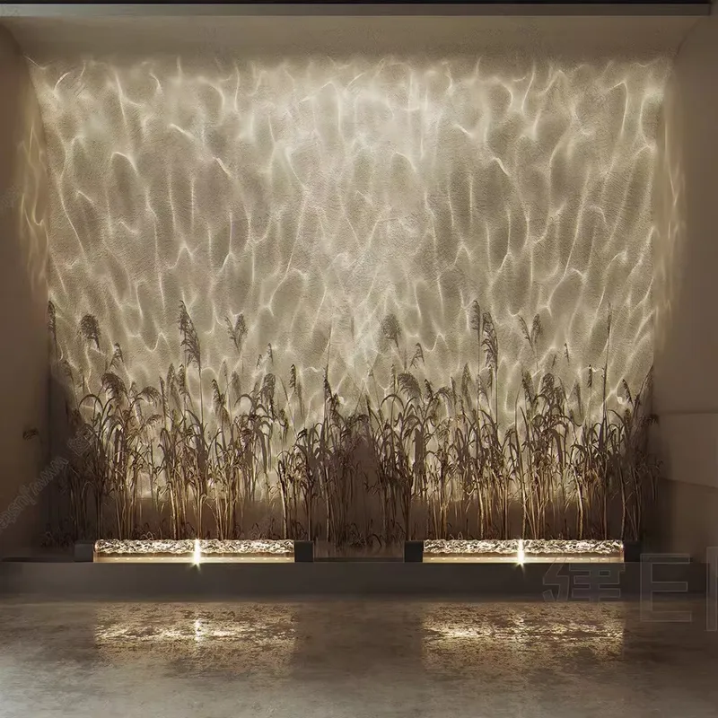 Smart 3D Wall Wash Flame Proje - Wall Decor Lighting recension och pris