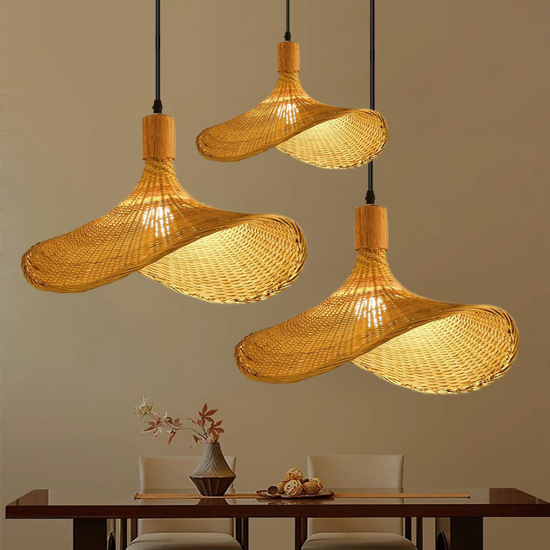 New Chinese Zen Bamboo Woven P - Lighting Decor Rentals recension och pris