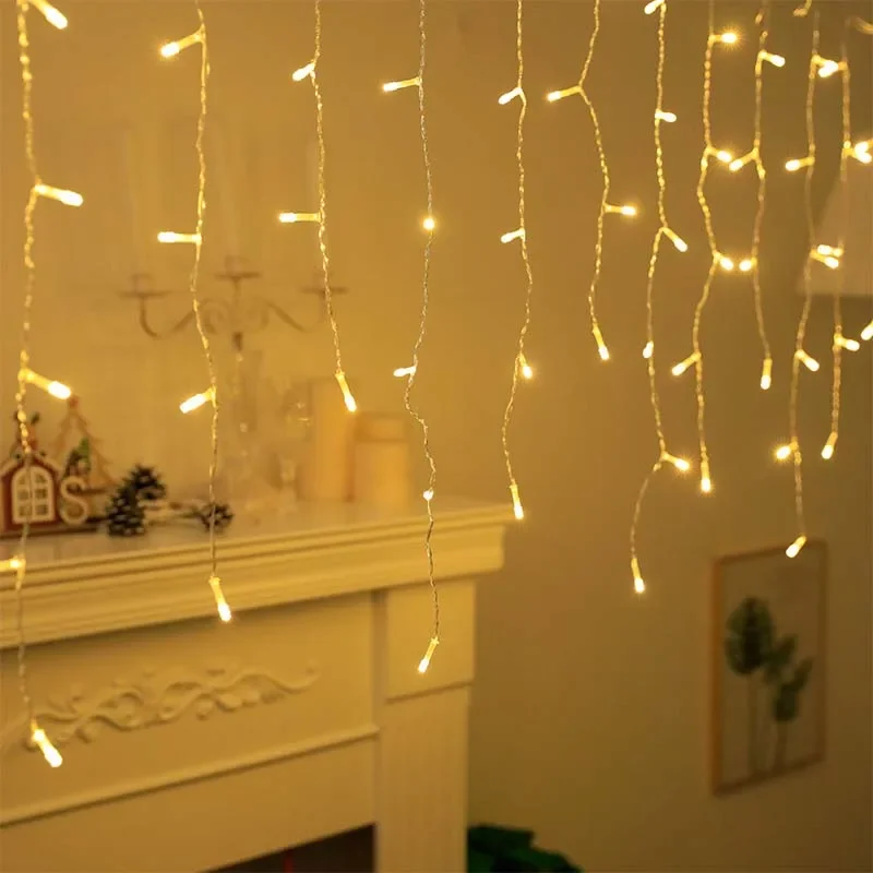 Christmas Lights Outdoor Decor - Fairy Light Curtain recension och pris