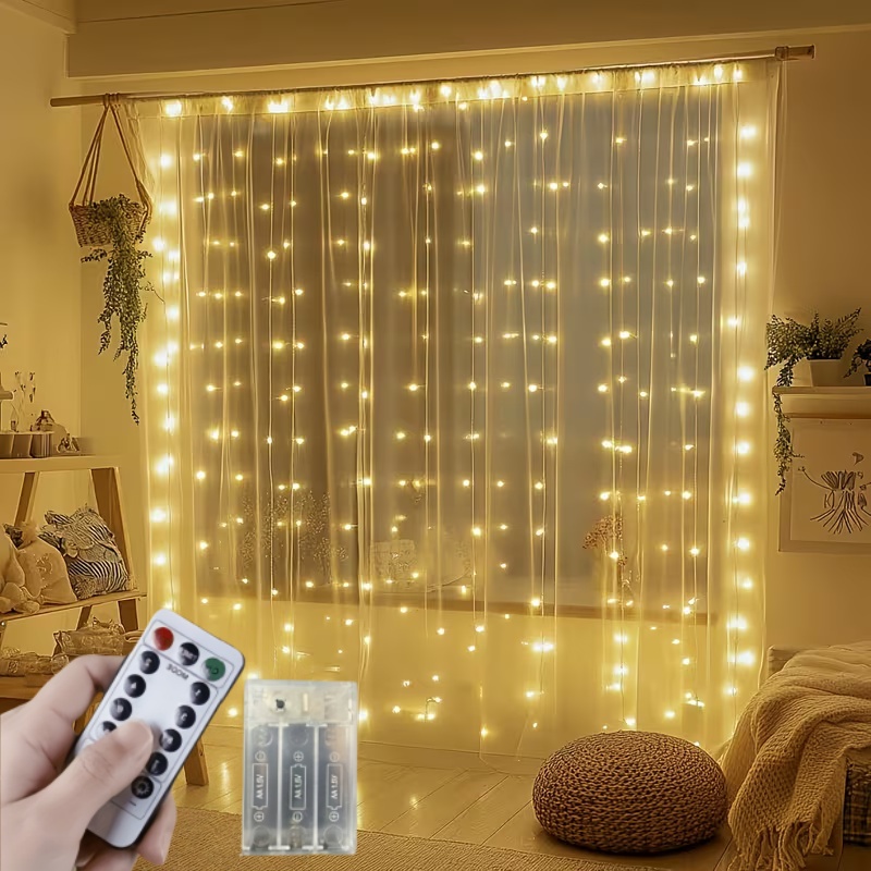 3M-6M Christmas Decoration Rem - Fairy Light Curtain recension och pris