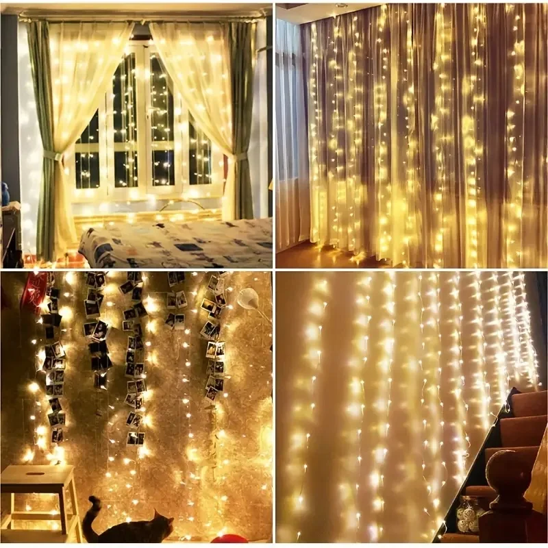 3M-6M Christmas Decoration Rem - Fairy Light Curtain recension och pris