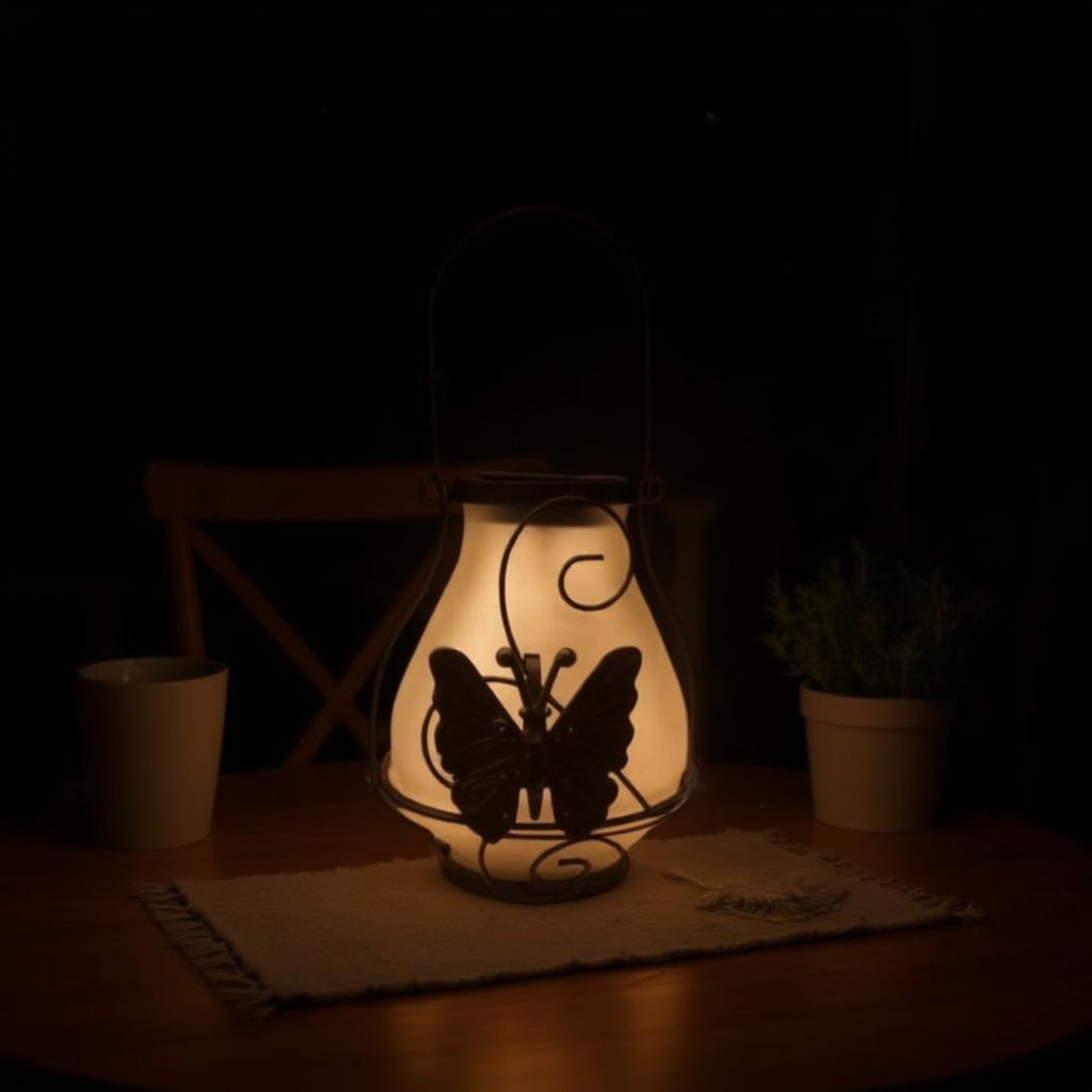 Solar Butterfly Lantern Waterp - Garden Lighting Decor recension och pris