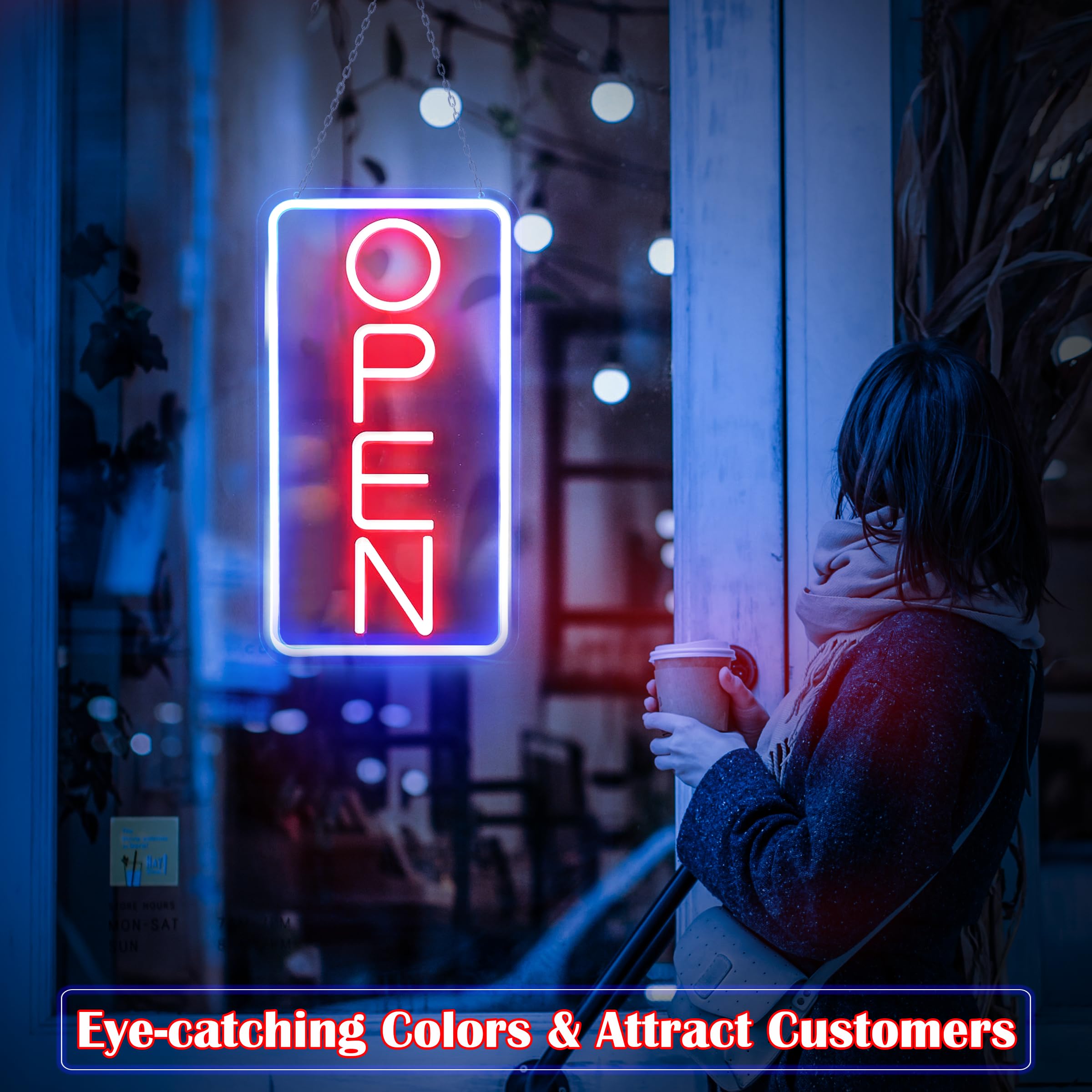 LED Neon Open Sign, Business H - Decor Lighting Opening Hours recension och pris