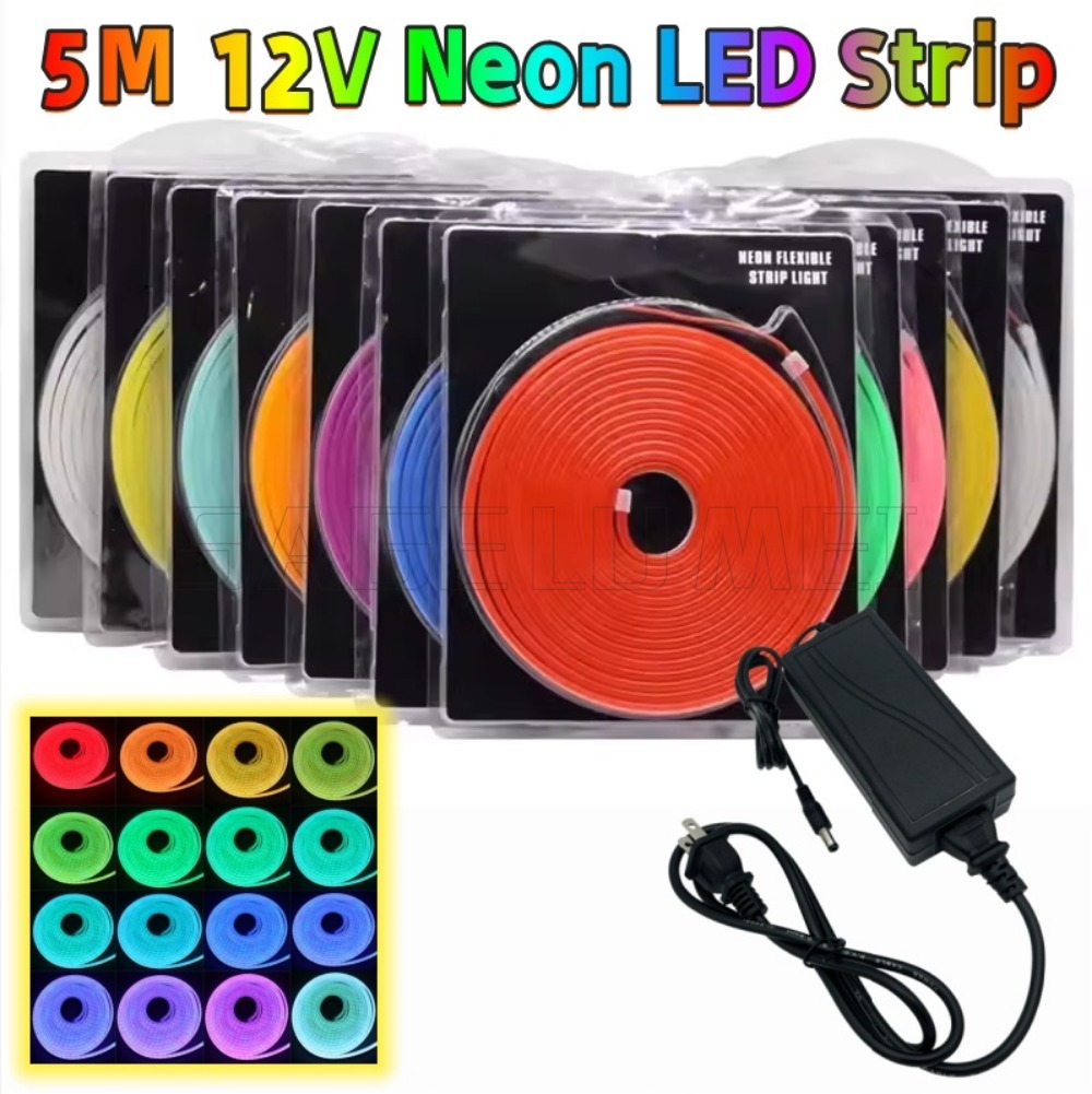 12V Neon LED Strip With Power  - Garden Lighting Decor recension och pris
