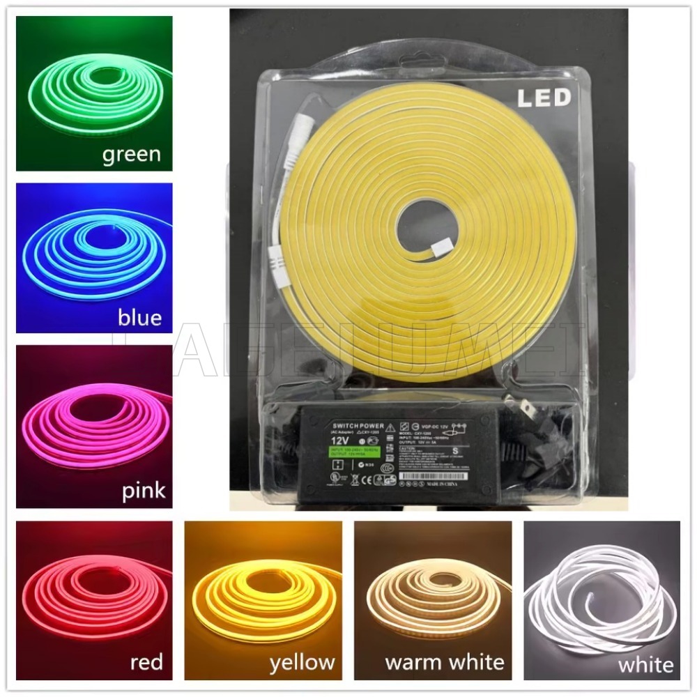 12V Neon LED Strip With Power  - Garden Lighting Decor recension och pris