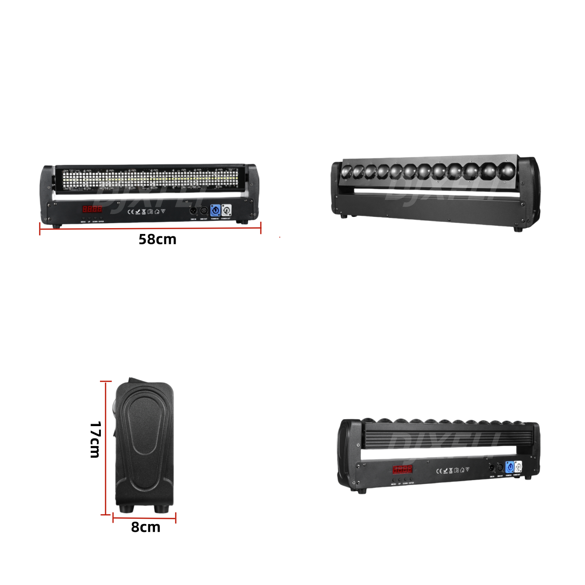 2pcs 200W Double Sides Beam Cu - Fairy Light Curtain recension och pris