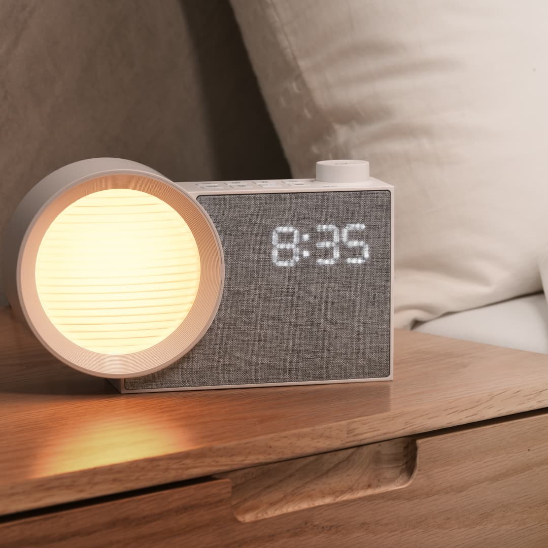WILIT LED Night Light Alarm Cl - Room Lighting Bedroom Decor recension och pris