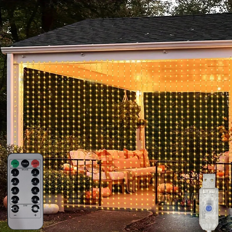 LED Garland Fairy Light Garden - Fairy Light Curtain recension och pris