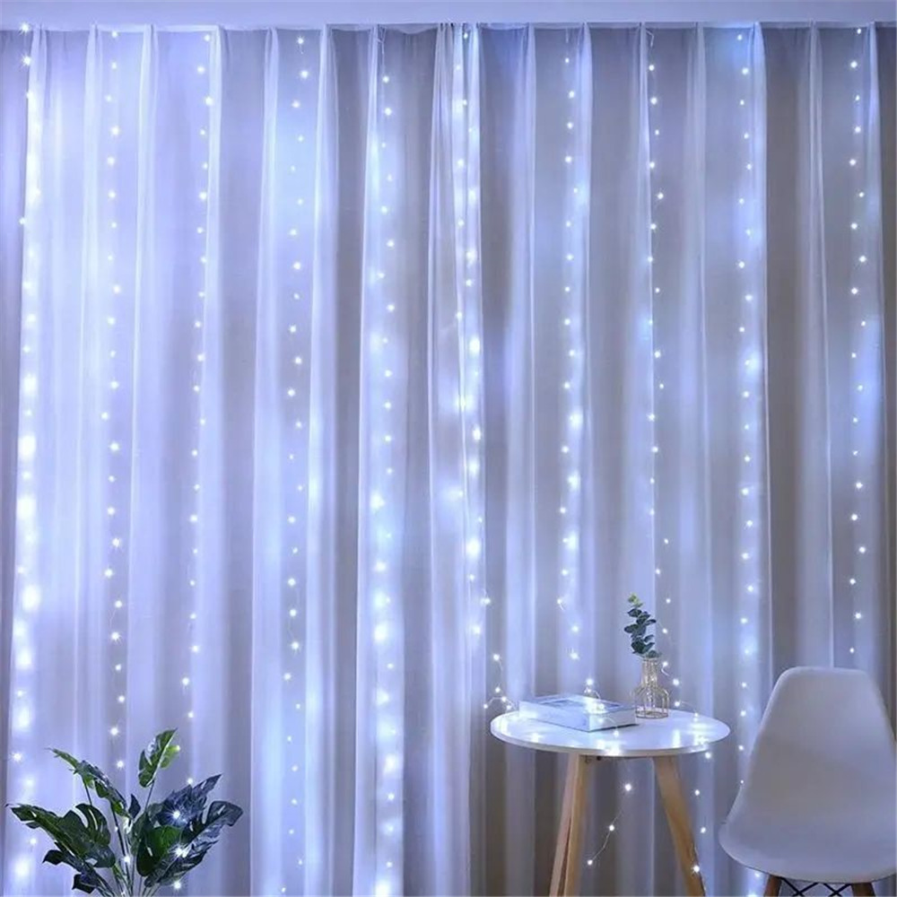 Battery Power LED Curtain Fair - Fairy Light Curtain recension och pris