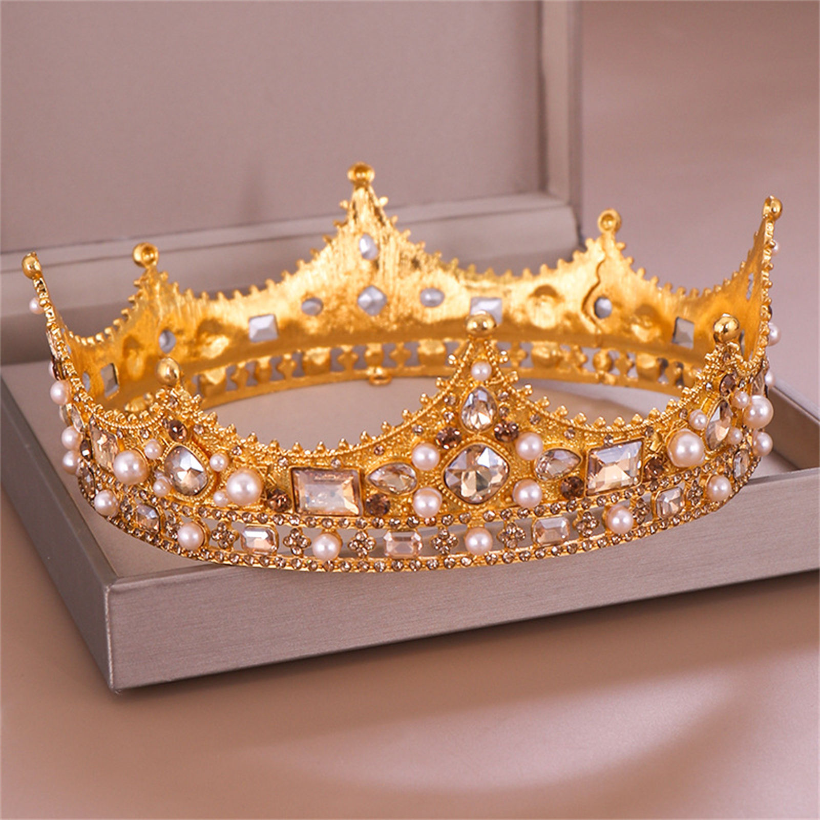 Bridal Crown Rhinestone Tiara  - Elegant Decor & Lighting Llc recension och pris