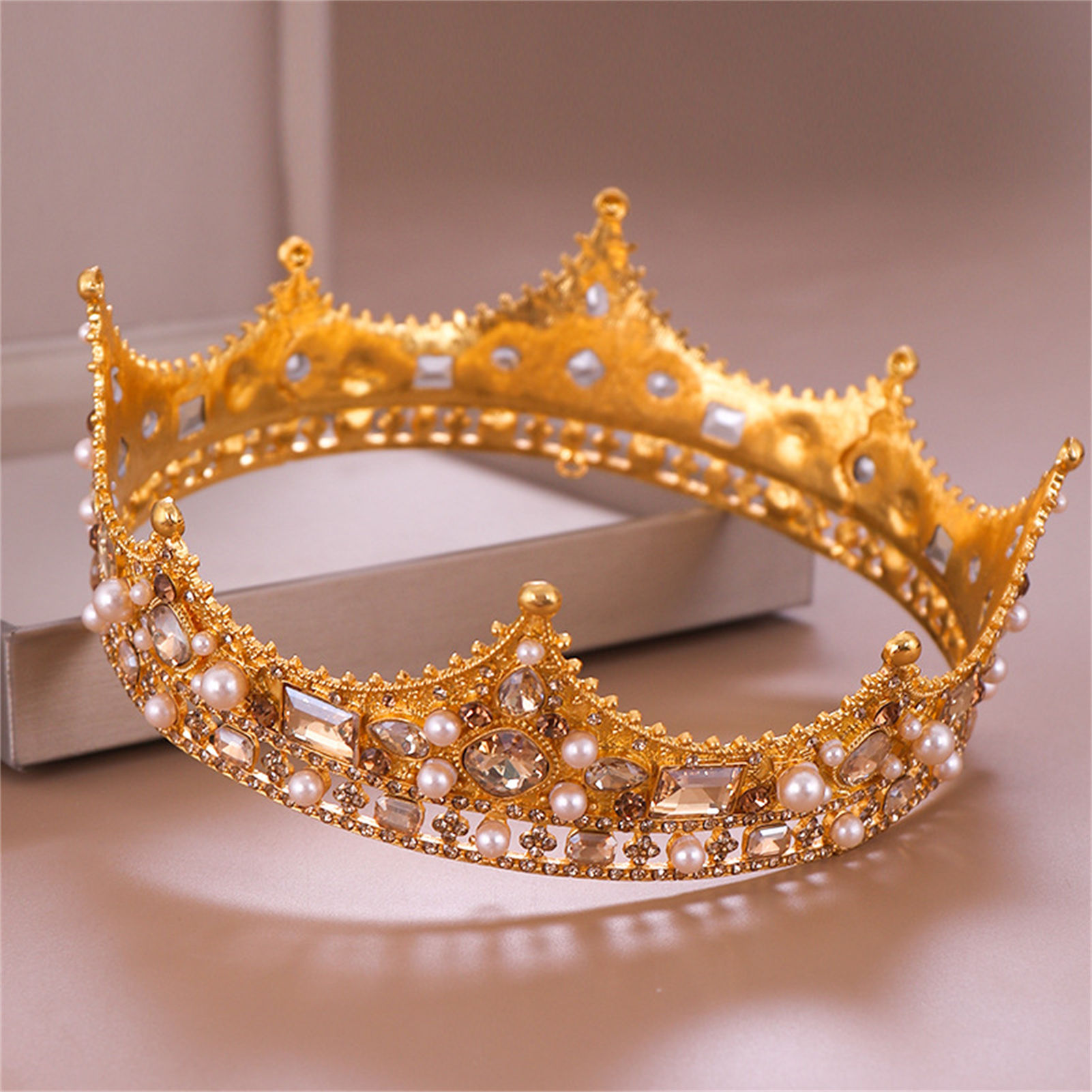 Bridal Crown Rhinestone Tiara  - Elegant Decor & Lighting Llc recension och pris