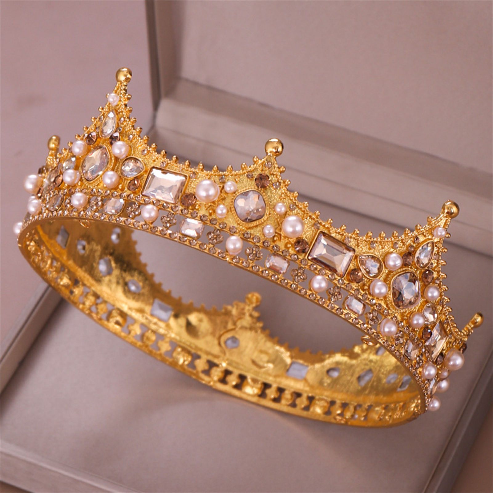Bridal Crown Rhinestone Tiara  - Elegant Decor & Lighting Llc recension och pris