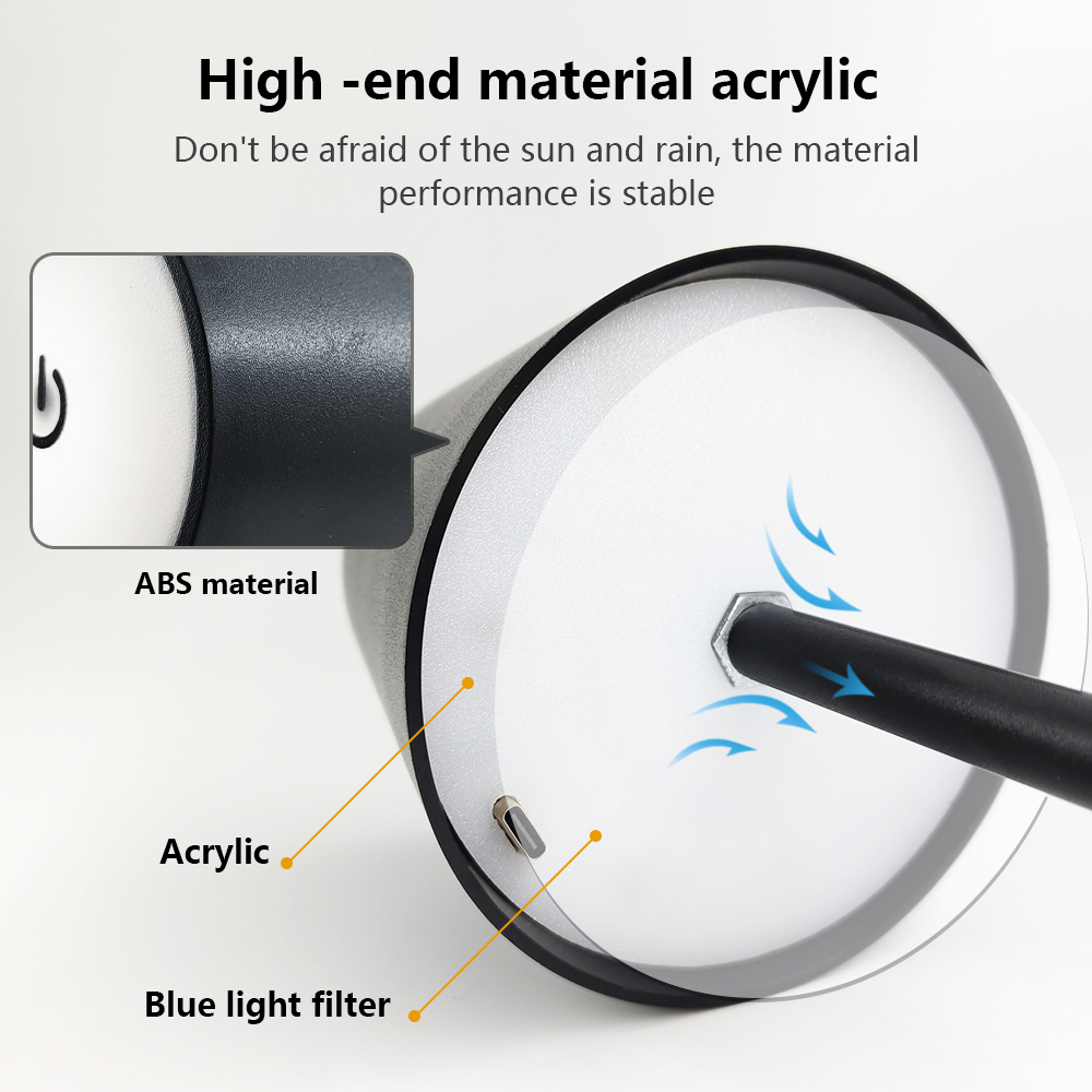 LED Rechargeable Desk Light Wi - Room Lighting Bedroom Decor recension och pris