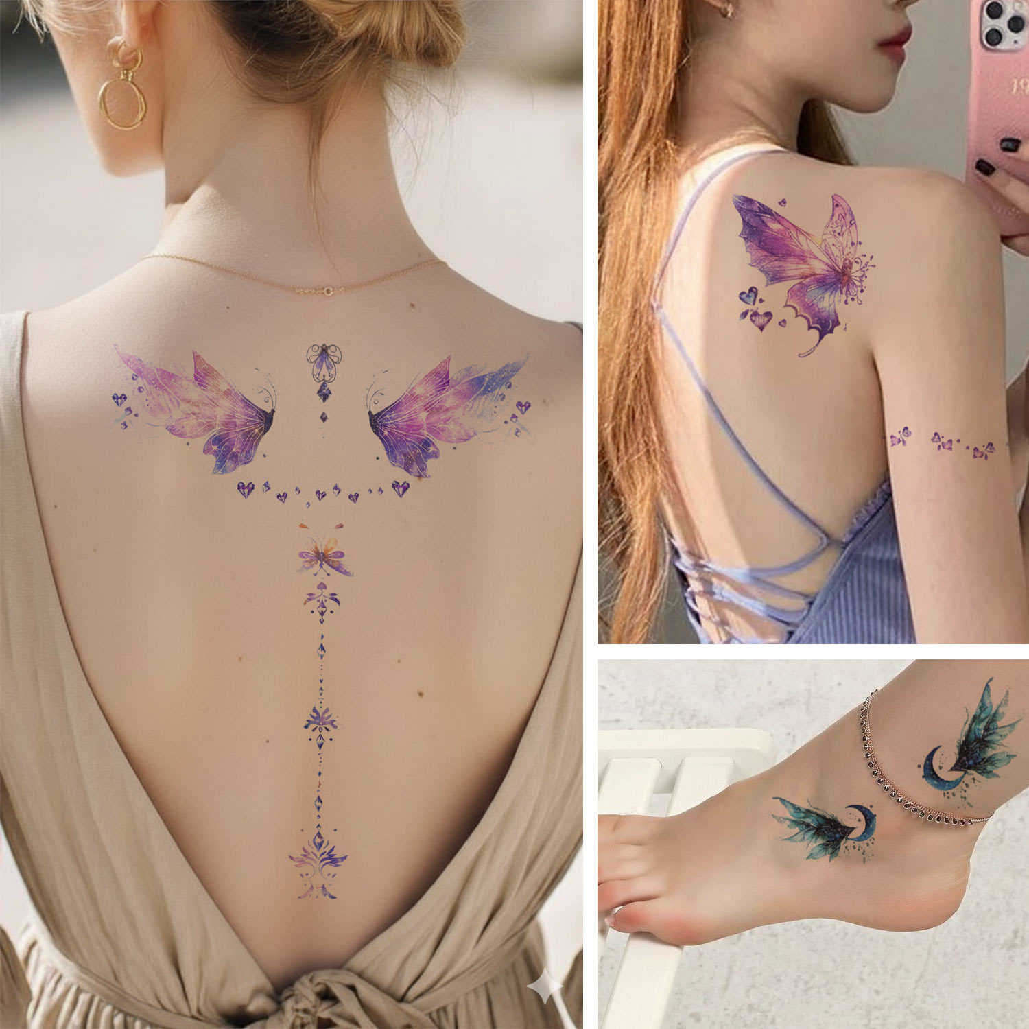 Glitter Angel Face Stickers Co - Elegant Decor & Lighting Llc recension och pris